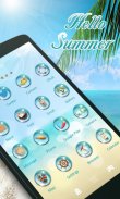 Hello Summer GO Launcher Theme screenshot 0