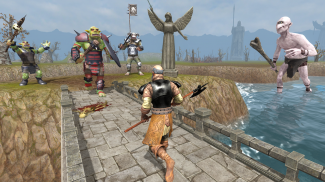 Bald Knight Open World RPG screenshot 0