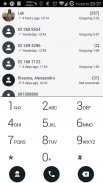 Dialer theme Droid L BWhite screenshot 0