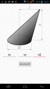 Flat pattern cone calculator screenshot 5