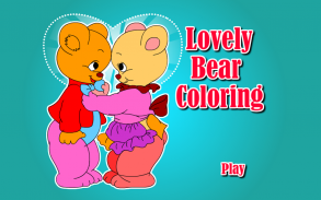 Coloring Lovely Bear screenshot 0