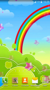 Cute Rainbow Live Wallpaper screenshot 0