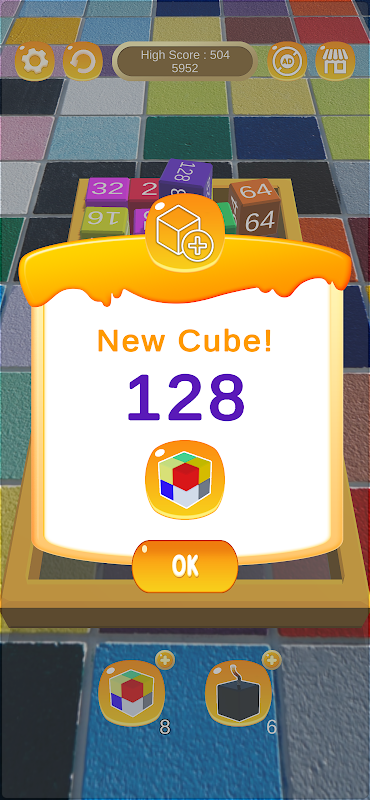 Chain Cube: 2048 3D Merge Game on the App Store
