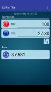 Euro x Turkish Lira screenshot 1