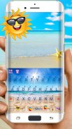 Summer Sun Beach Keyboard Theme screenshot 2