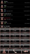 Dialer GlassMetalFrameBronze screenshot 2