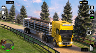 बड़ा ट्रक ड्राइविंग स्कूल सड़क से हटकर परिवहन खेल screenshot 1