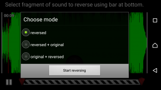 Reverse Sound: talk backwards screenshot 0