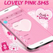Temas SMS cor de rosa screenshot 2