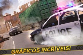 Carro Policial Ladrão Fuga 🚨 Corrida Perseguição screenshot 1