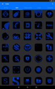Black and Blue Icon Pack ✨Free✨ screenshot 10