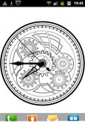 Clock Blueprint Wallpaper screenshot 5