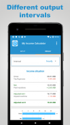 Income Calculator - Hourly wages & more screenshot 2