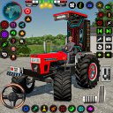 Modern Farming Tractor Game 3d Icon