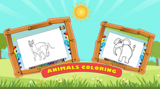 ABC Animal Alphabet Tracing - Puzzle Coloring Book screenshot 2