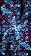 3D Ripple Neon Flower Launcher Wallpaper Theme screenshot 0