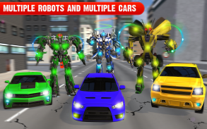 Flying Car Robot Transformation Game screenshot 4