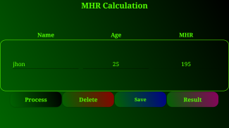 MHR Calculation screenshot 0