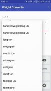 Weight  Converter:kg to lbs to pounds screenshot 4