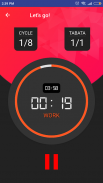 Tabata (HIIT) timer screenshot 2