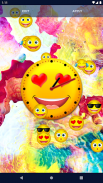 Emoji Clock Live Wallpaper screenshot 3