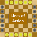 Lines of Action - 2 player board game