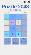 Puzzle 2048 Jeu screenshot 0