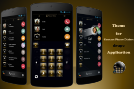 Dusk Gold Danh bạ & Dialer screenshot 4