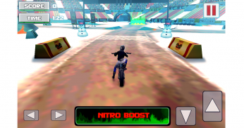 Motorcycle Stunt Snowblower 3D screenshot 3