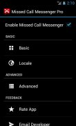 Missed Call Messenger Lite screenshot 2