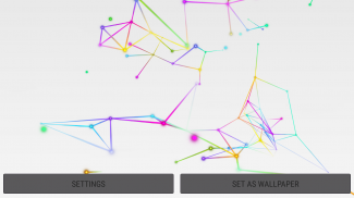 3D Particle Plexus Live Wallpaper screenshot 3