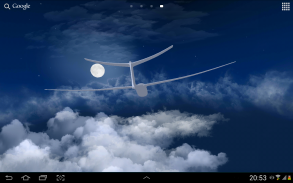 Flight in the sky 3D with weather live wallpaper screenshot 0