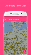 Simple Flightradar: Free Flight tracker screenshot 1