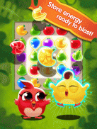 Chicken Fruit Splash - Line Match 3 screenshot 7