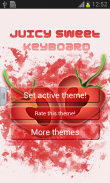 Juicy Keyboard Sweet screenshot 1