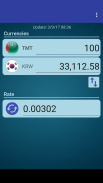 KRW Won x Turkmenistan N Manat screenshot 1