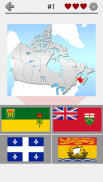 As províncias e os territórios do Canadá - O teste screenshot 0