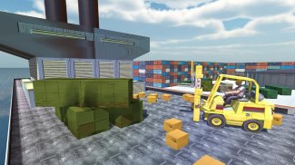 Airport Forklift Driving Heavy Machinery Sim 3D screenshot 0