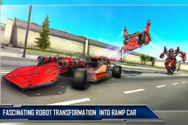 منحدر سيارة روبوت تحويل لعبة: ألعاب روبوت سيارة screenshot 5