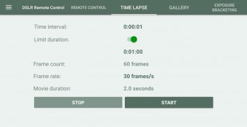 DSLR Control - Camera Remote Controller screenshot 1