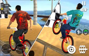 Waterpark BMX Bicycle Surfing screenshot 1