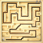 Clássico labirinto 3d - O quebra-cabeça de madeira screenshot 1