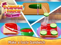 School Lunchbox - Food Chef Cooking Game screenshot 2