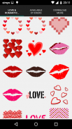 Love & romantic photo stickers screenshot 3