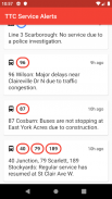 TTC Service Alerts screenshot 2