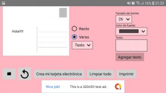 Postcard Maker, tus postales o tarjetas virtuales. screenshot 1