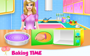 Lovely Rainbow Cake Cooking screenshot 1