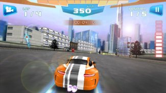 Carrera rápida 3D -Fast Racing screenshot 2