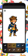 Superhero coloring book pixel art screenshot 3