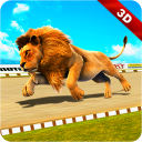 Wild Lion Racing Animal Race Icon